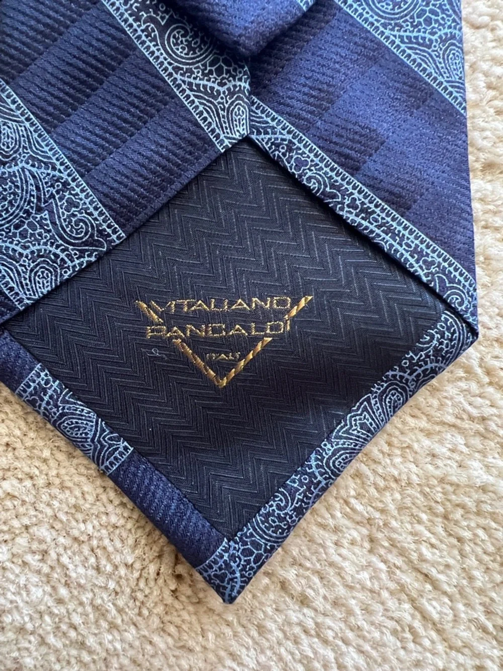 Vitaliano Pancaldi 💯 silk hand made tie NWOT-